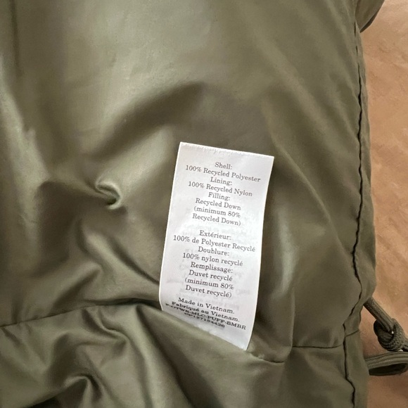 Everlane Olive Green Down Jacket - Picture 4 of 10